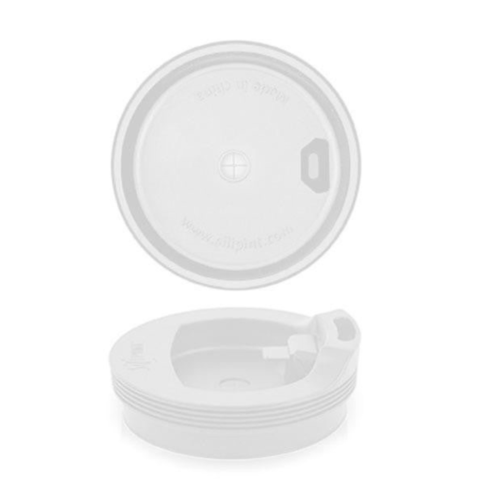 New SiLiPint Frosted White Silicone Lid 8 Oz